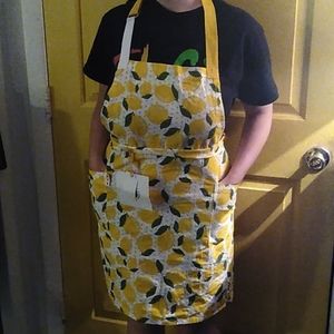 Vintage lemon apron